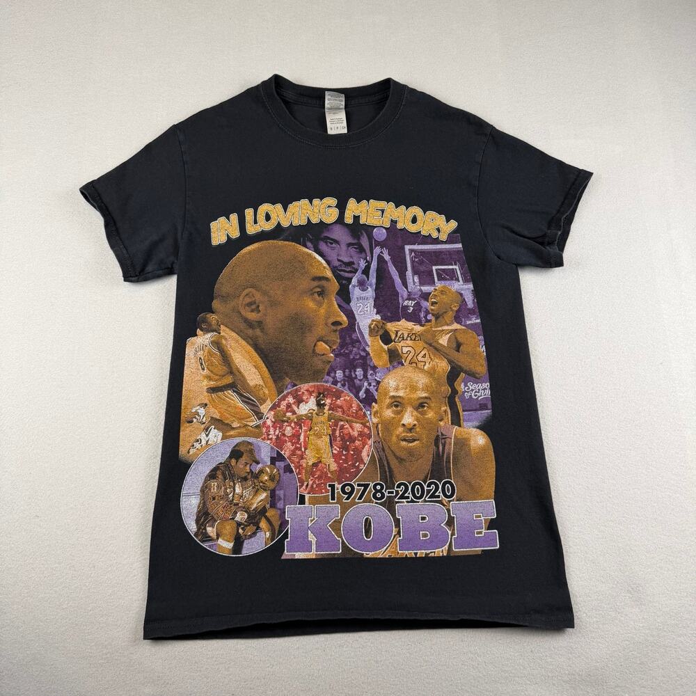 Kobe Bryant Gigi Memorial Graphic Tee Black Small